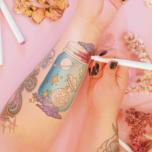 Pocket Universe Temporary Tattoo