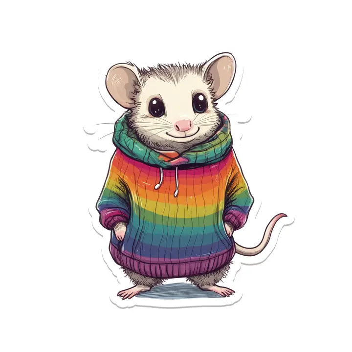 Possum Pride Sticker