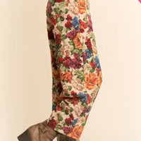 Flower Mesh Cargo Joggers