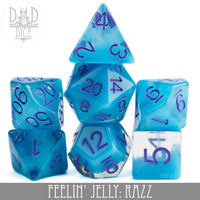 Feelin' Jelly: Razz 7 Dice Set