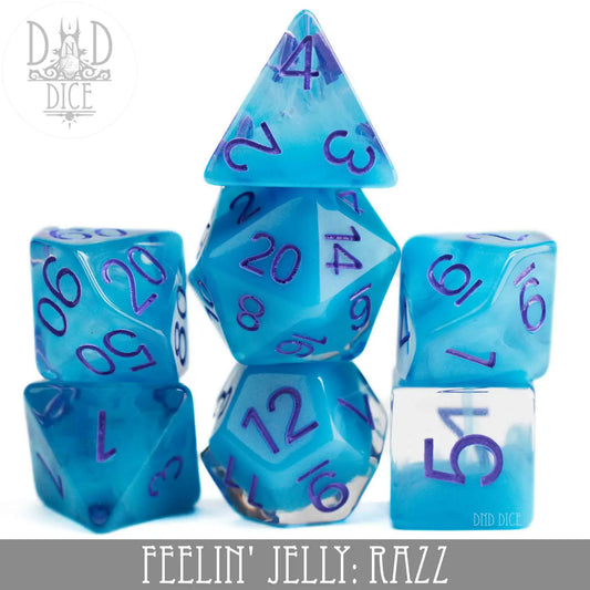 Feelin' Jelly: Razz 7 Dice Set