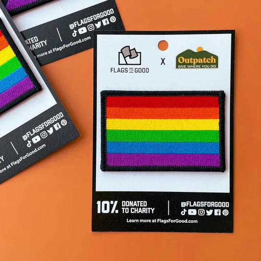 Parche de bandera del orgullo arcoíris