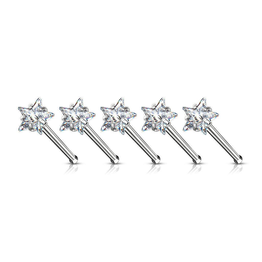 Prong Star Nose Bone 20g - 18g