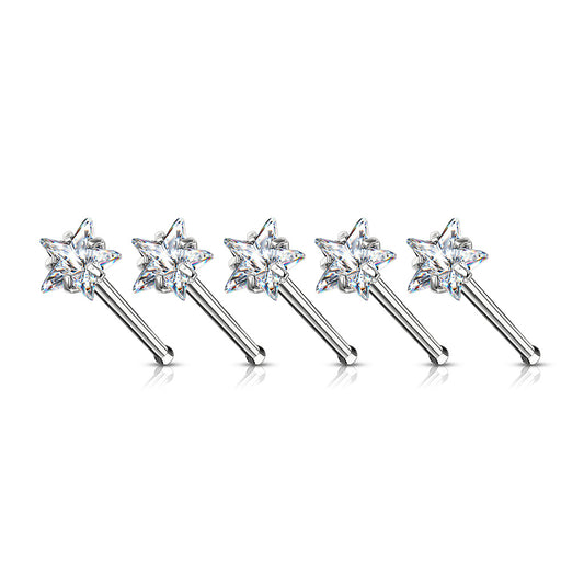 Prong Star Nose Bone 20g - 18g