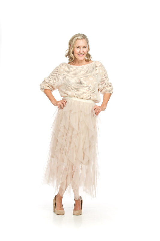 Tulle Skirt Stone