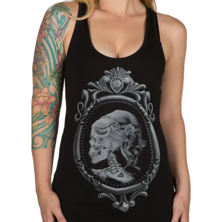 Lolita Cameo Skull Tank Top