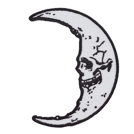 Skull Cresent Moon Patch