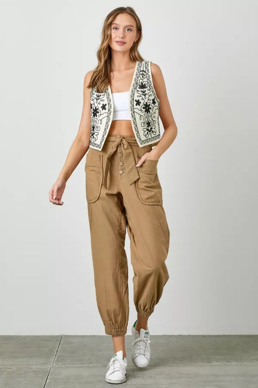 Embroidered Vest