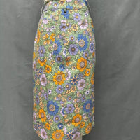 Print Skirt W Square Pocket