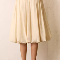 Crinkle Woven Bubble Skirt