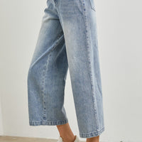 Fade Wash Denim Pants