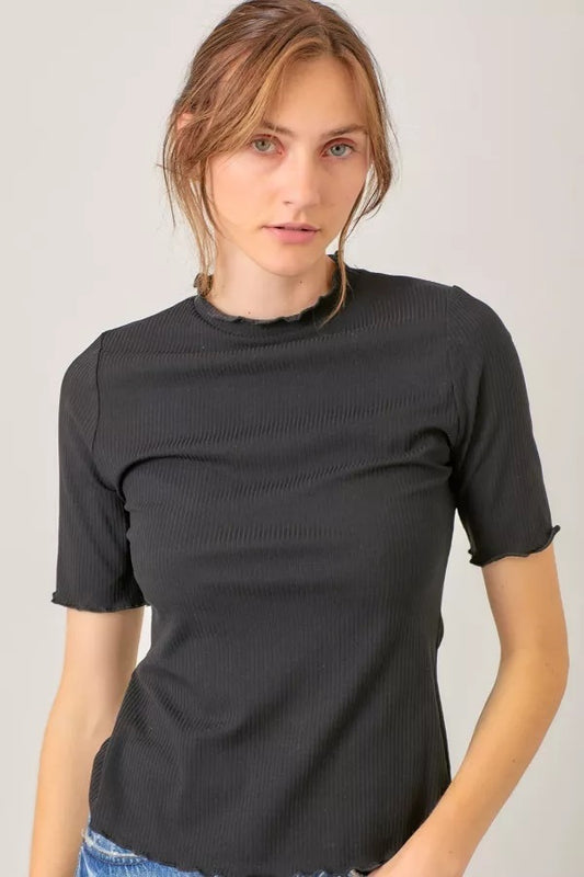 Textued Knit Top