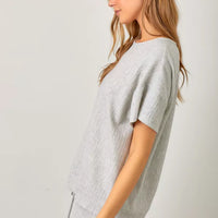 Textured Knit Top