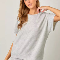Textured Knit Top