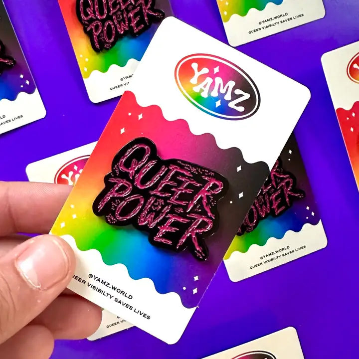 Queer Power Enamel Pin