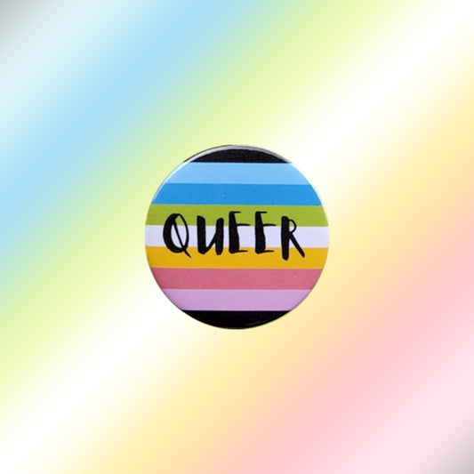 Queer Rainbow Flag Pin