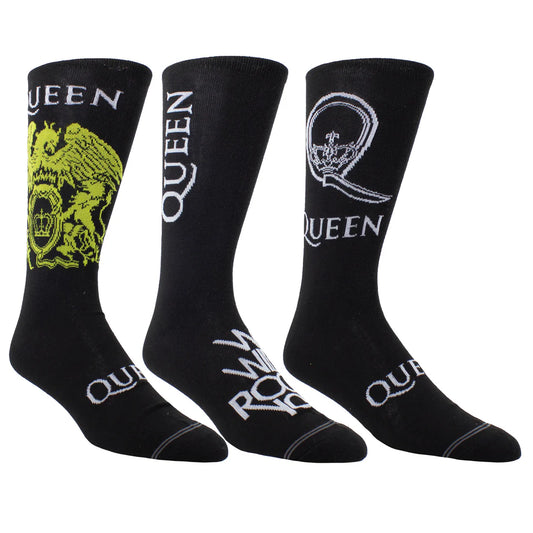 Queen Guitar Tin Crew Socks
