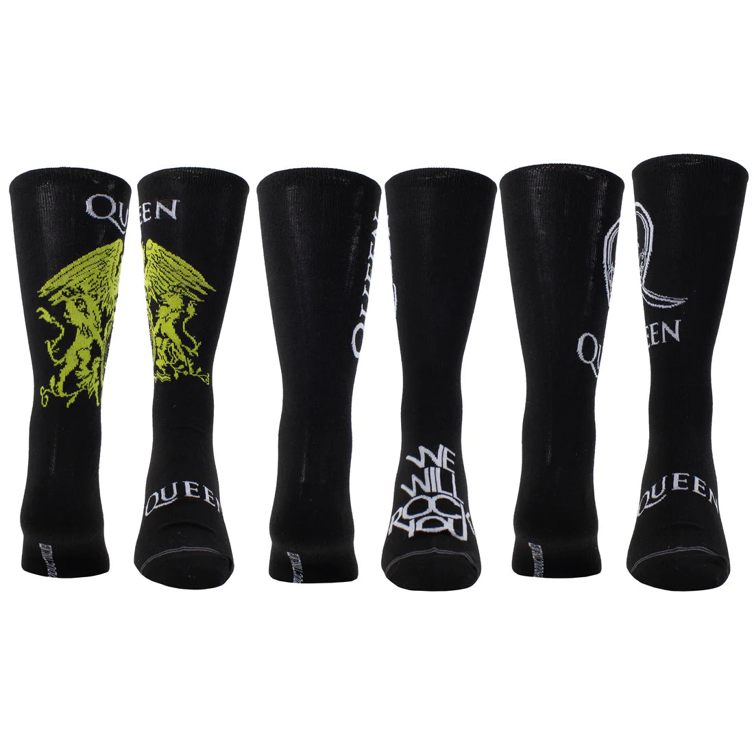 Queen Guitar Tin Crew Socks