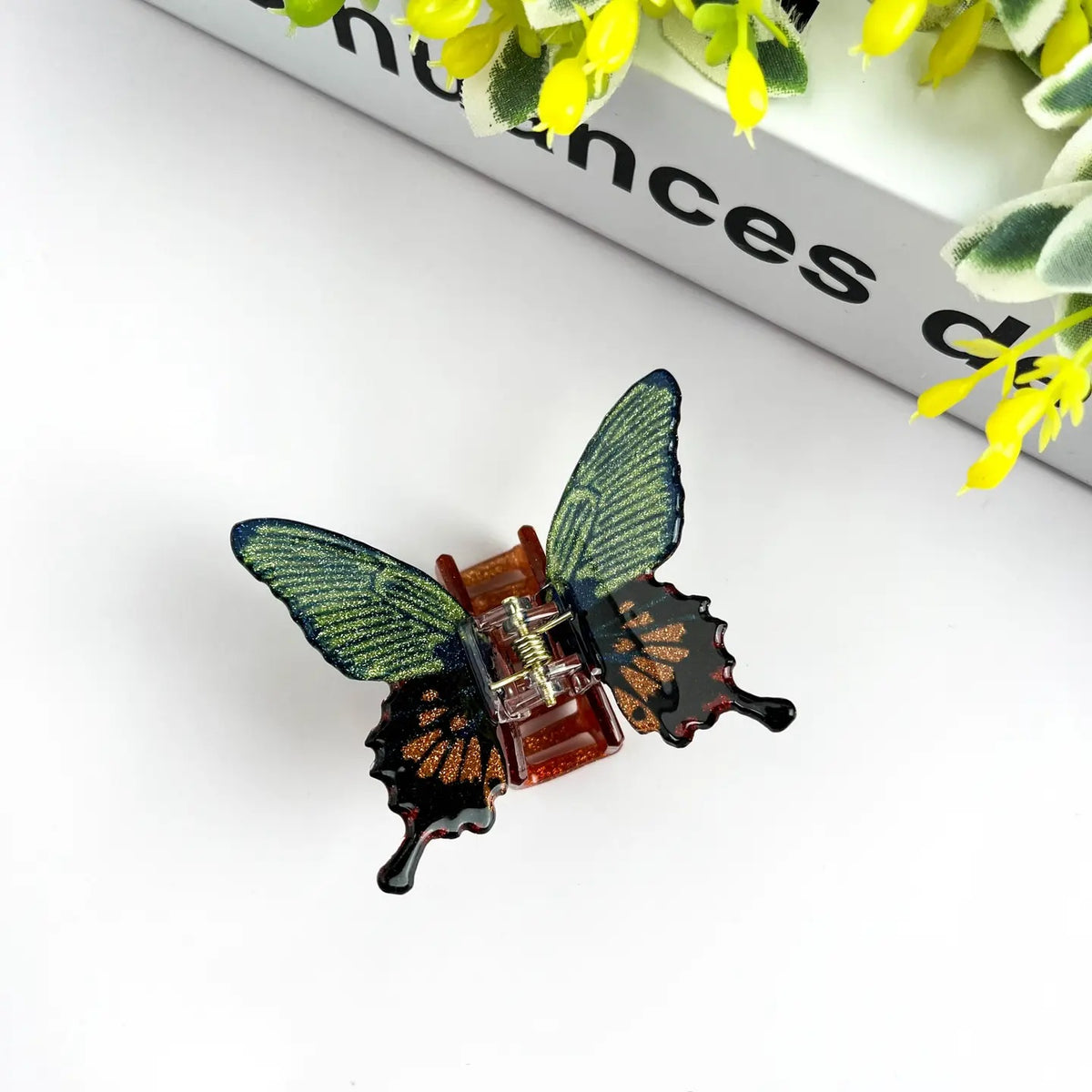 Glitter Butterfly Hair Clip