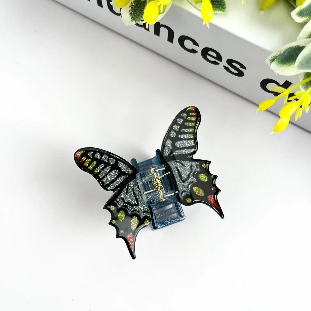 Glitter Butterfly Hair Clip