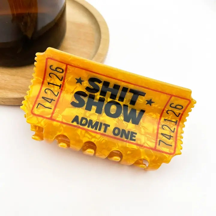 Shitshow Ticket Hairclip