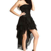 Gothic Lace Bustier Dress