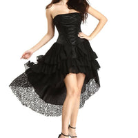 Gothic Lace Bustier Dress