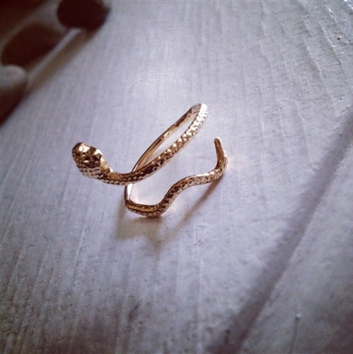 "Awanyu" Serpent Gold Ring