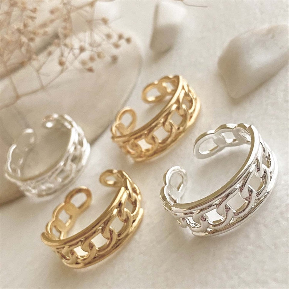 Billy Adjustable Chunky Chain Ring