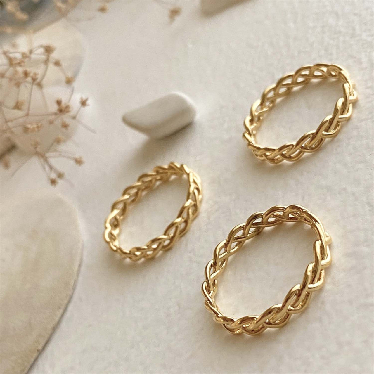 Sheila Braided Ring - Gold
