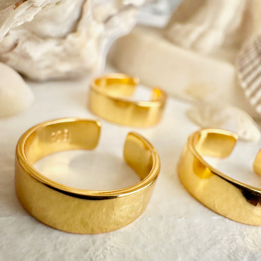 ANILLO PARA DEDO DEL PIE DE PLATA DE LEY JANE