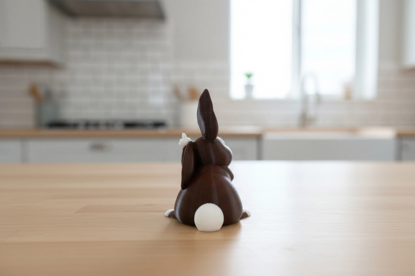 Rabbit Middle Finger Figurine