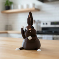 Rabbit Middle Finger Figurine