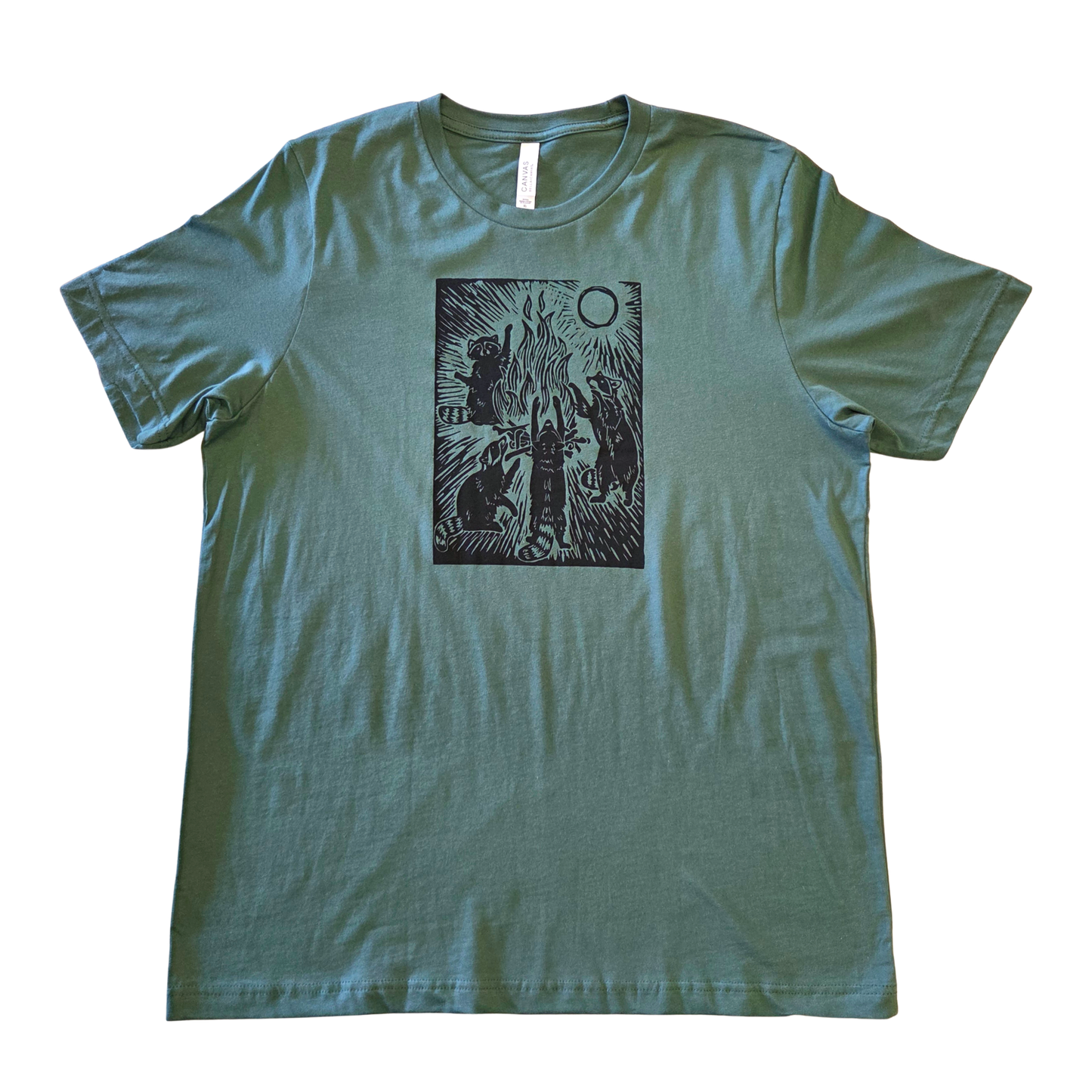 Raccoon Bonfire T-Shirt