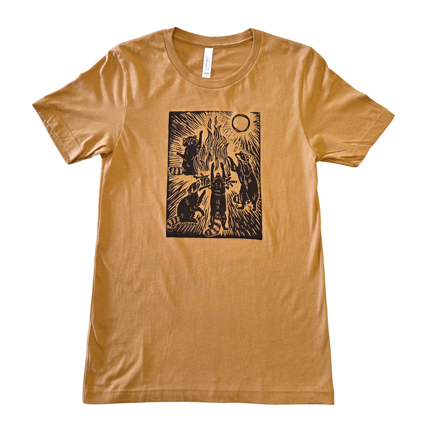 Raccoon Bonfire T-Shirt
