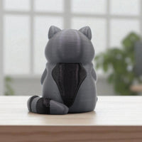 Raccoon Middle Finger Figurine