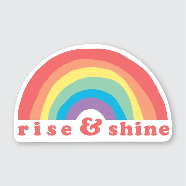 Rainbow Sticker 3.18" X 1.98"