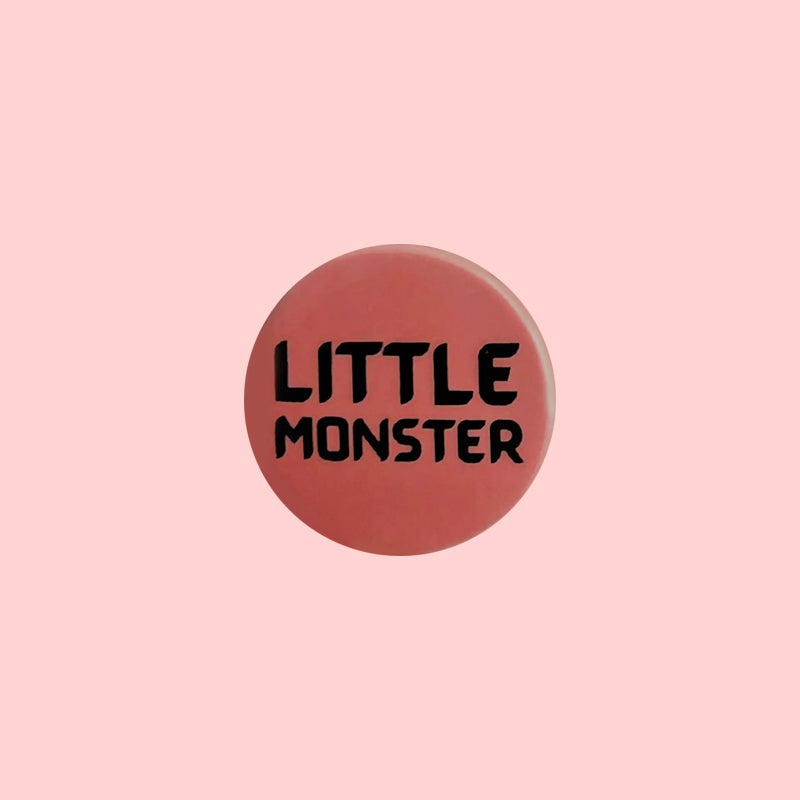Red Little Monster Lady Gaga Pin