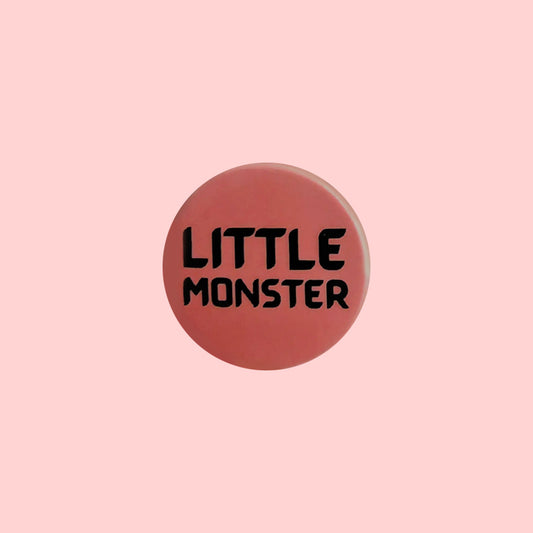 Red Little Monster Lady Gaga Pin