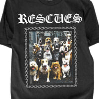 Rescue Dogs Tshirt 90s Hip Hop Thug Style