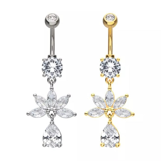 Marquise Ronde Et Nombril En Goutte