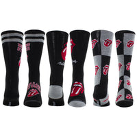 The Rolling Stones Guitar Tin Crew Socks