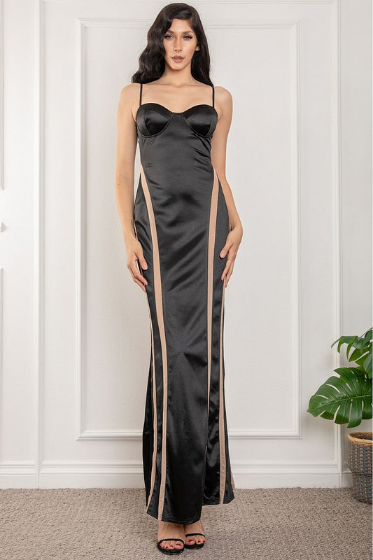 Side Line Detailed Mermaid Dress