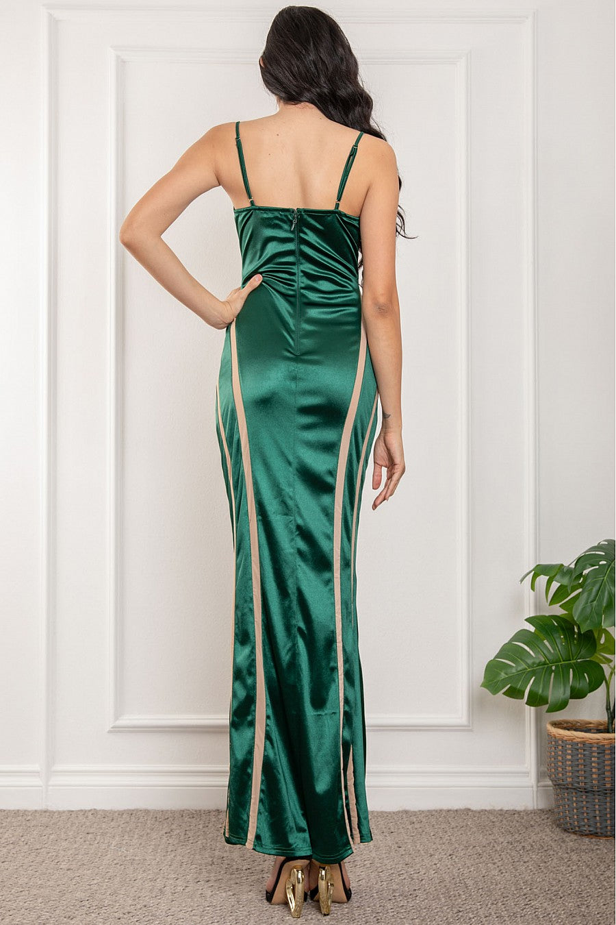 Side Line Detailed Mermaid Dress