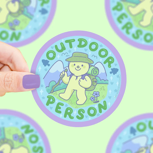 Outdoor Person Vinyl Sticker