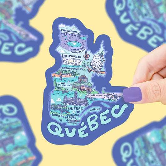 Quebec French Vinyl Sticker