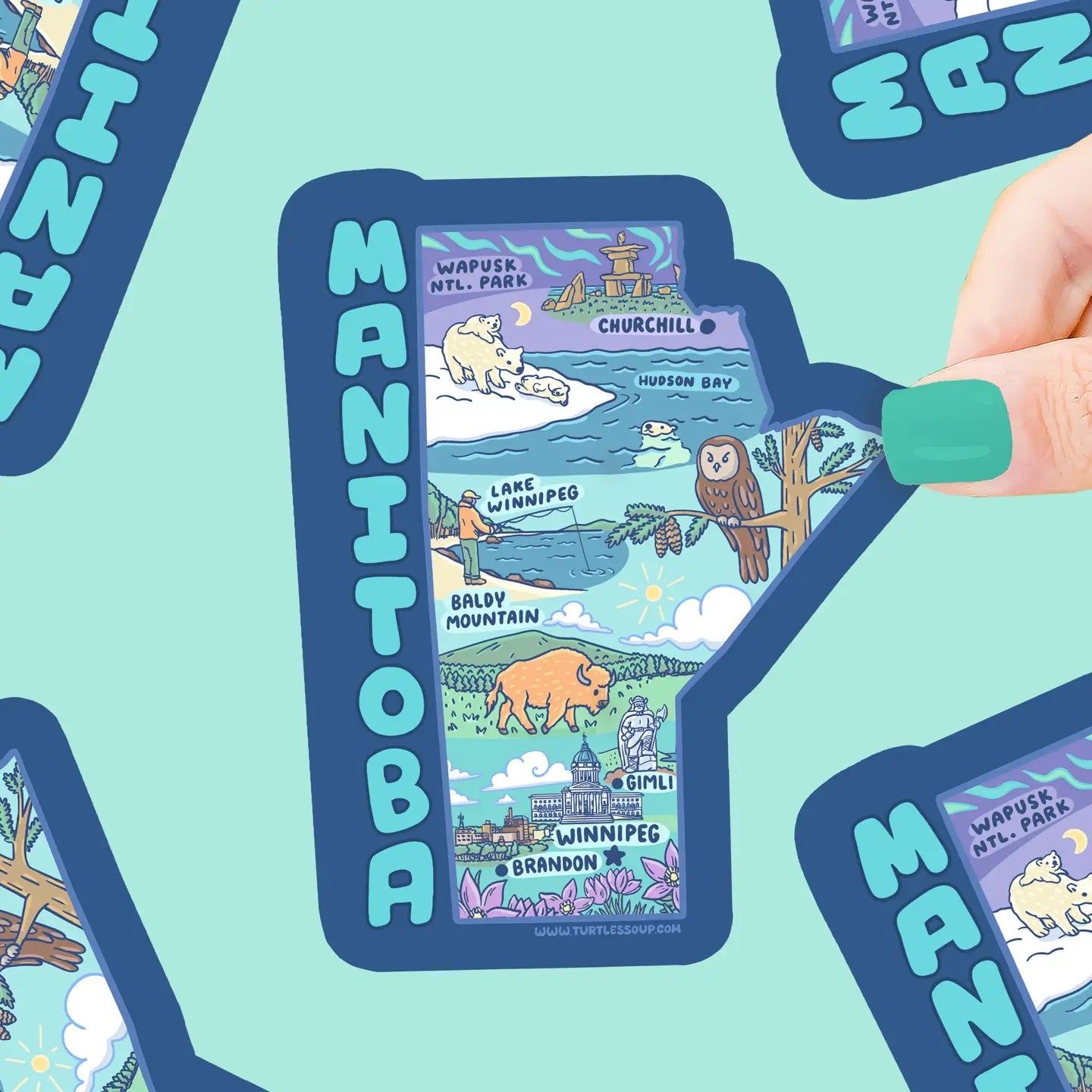 Manitoba Vinyl Sticker