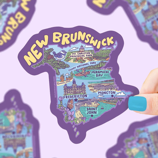 New Brunswick Vinyl Sticker