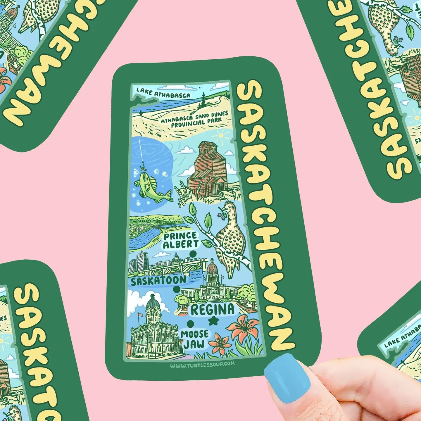 Saskatchewan Vinyl Sticker