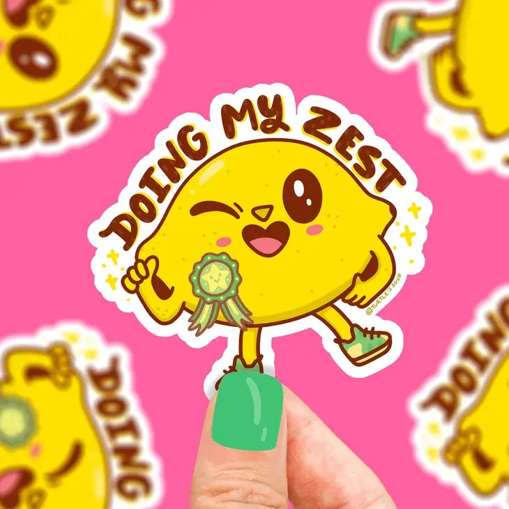 Doing My Zest Sticker